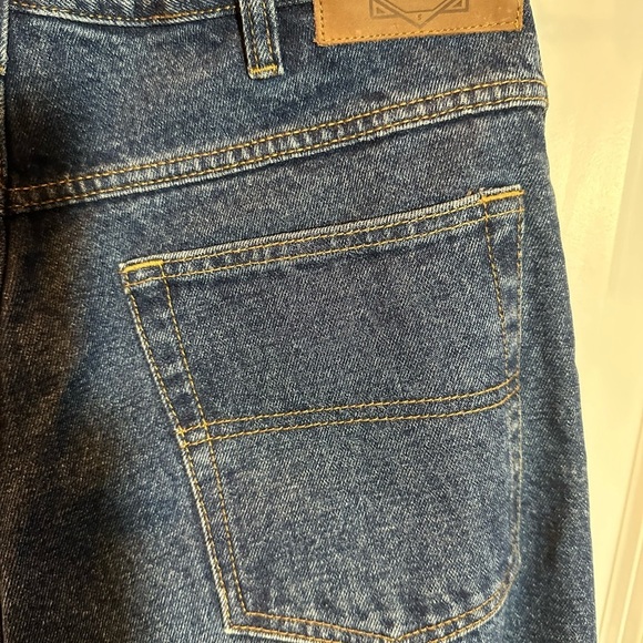 Guide Gear Women's Jeans Sz 8 Med Wash Plaid Flannel Lined Straight Leg Denim - Picture 5 of 10